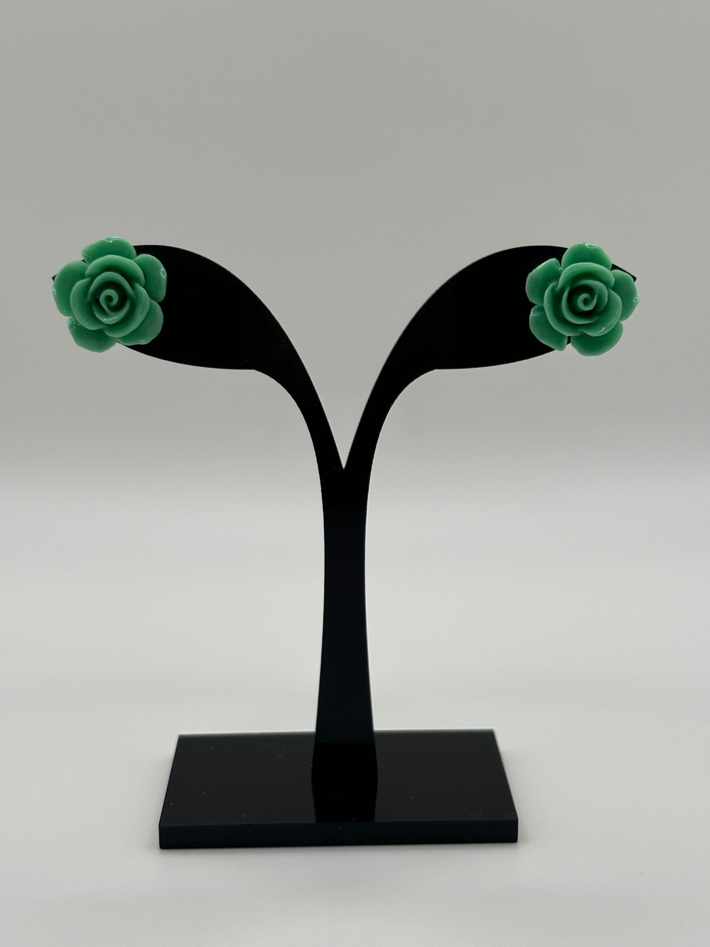 Glossy Green Rose