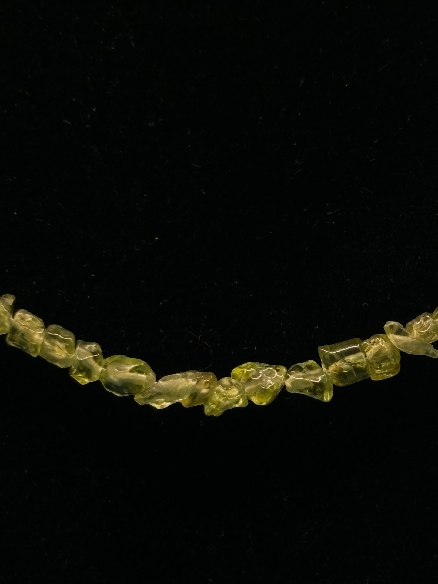 Peridot Chip Necklace