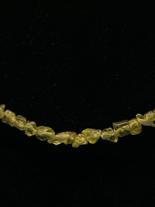 Peridot Chip Necklace