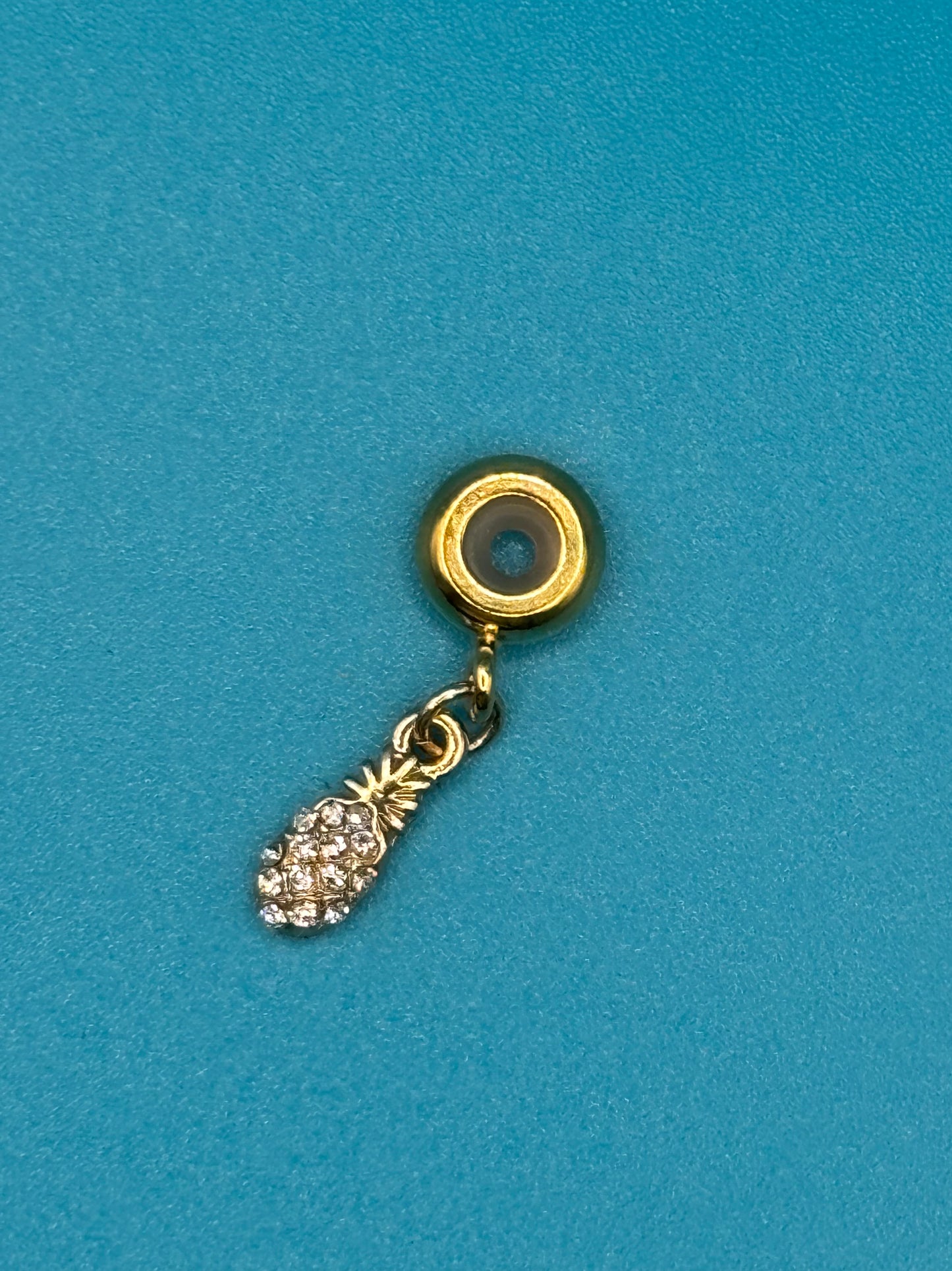 Golden Pineapple Charm