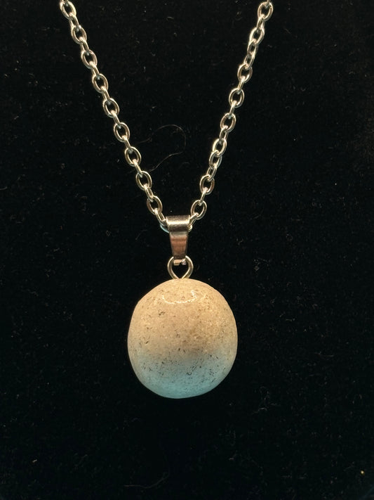 Round Moon Stone Necklace