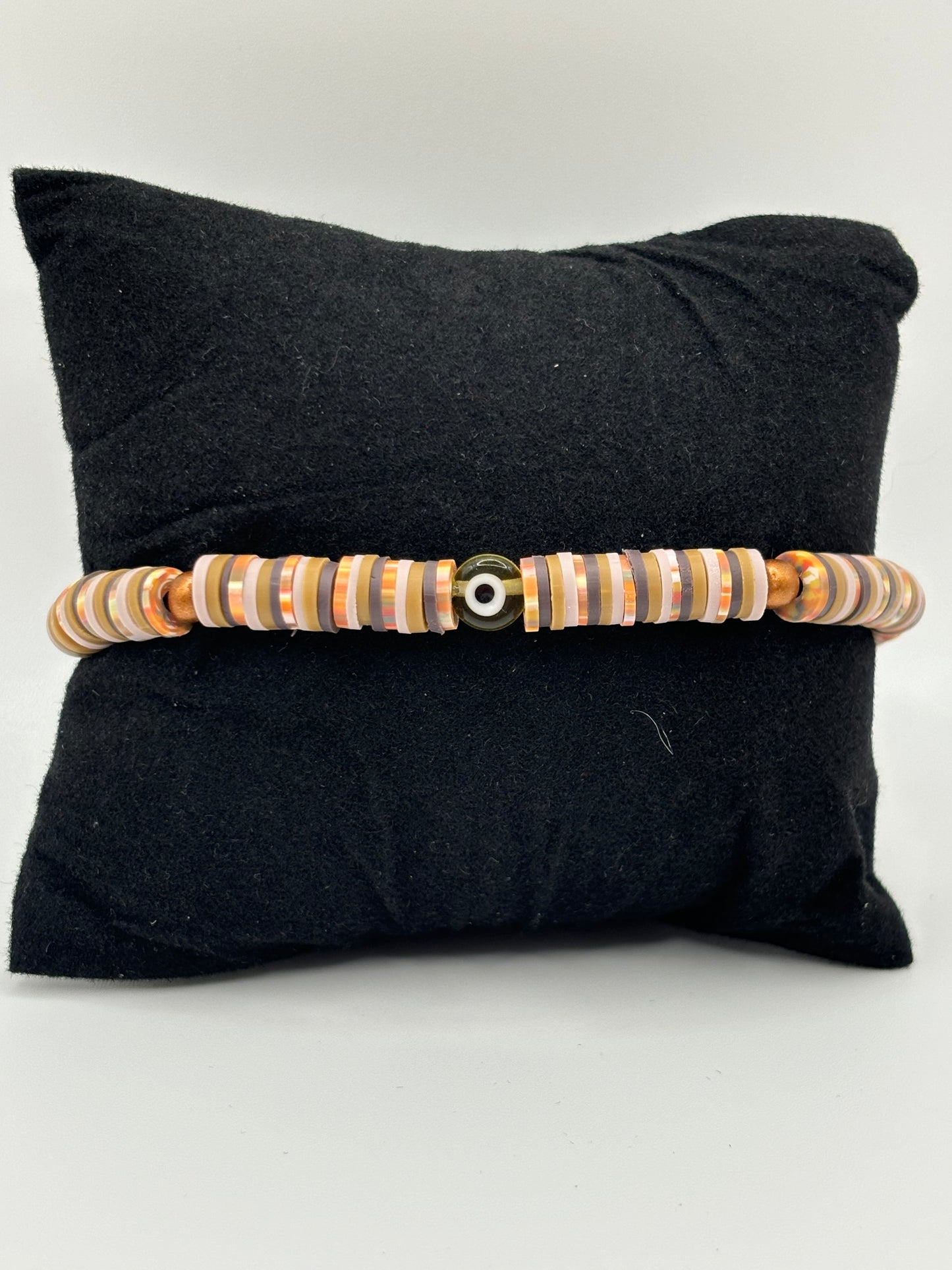 Brown Evil Eye Bracelet