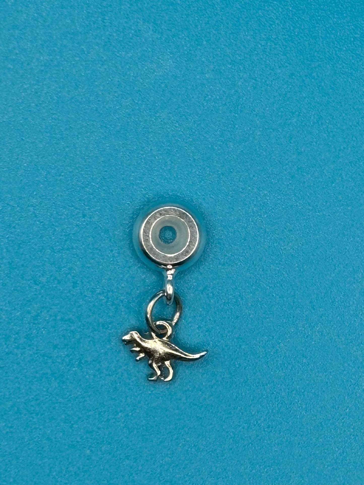 Silver T-Rex Charm