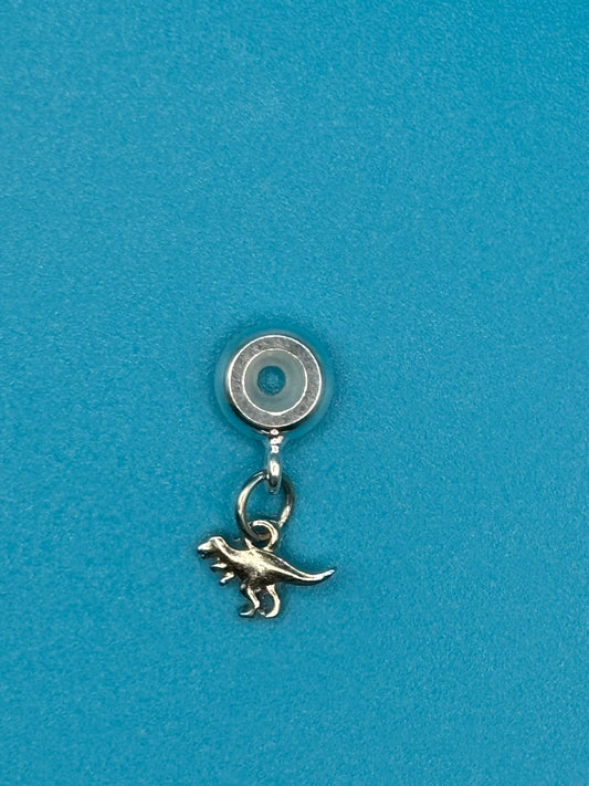 Silver T-Rex Charm