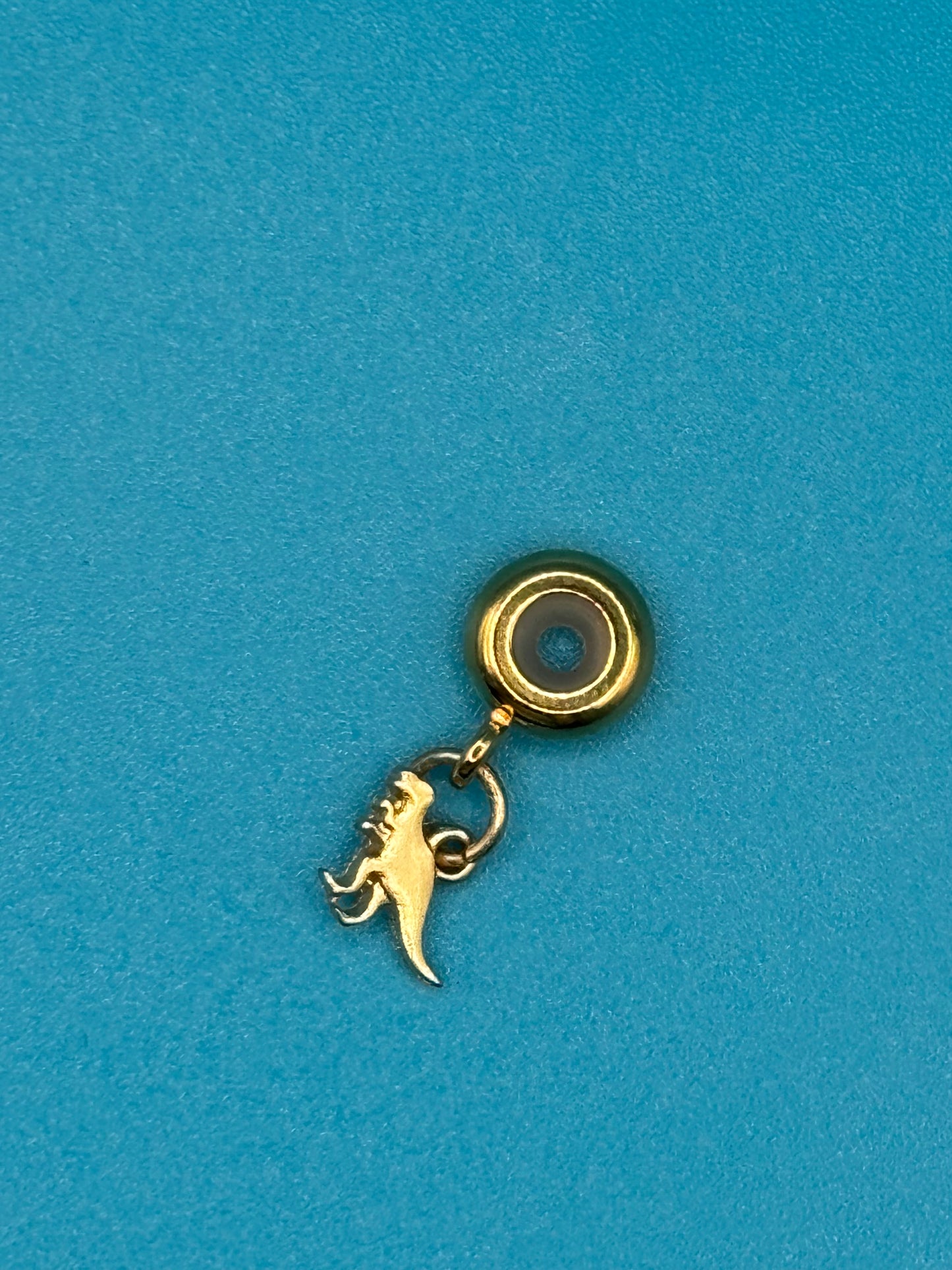 Golden T-Rex Charm