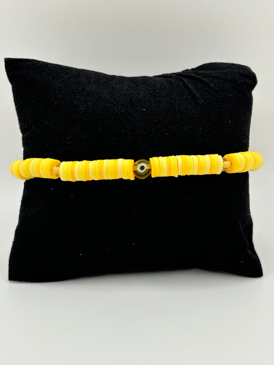 Yellow Evil Eye Bracelet