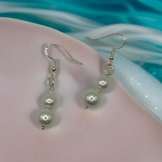 Double Pearls Dangle