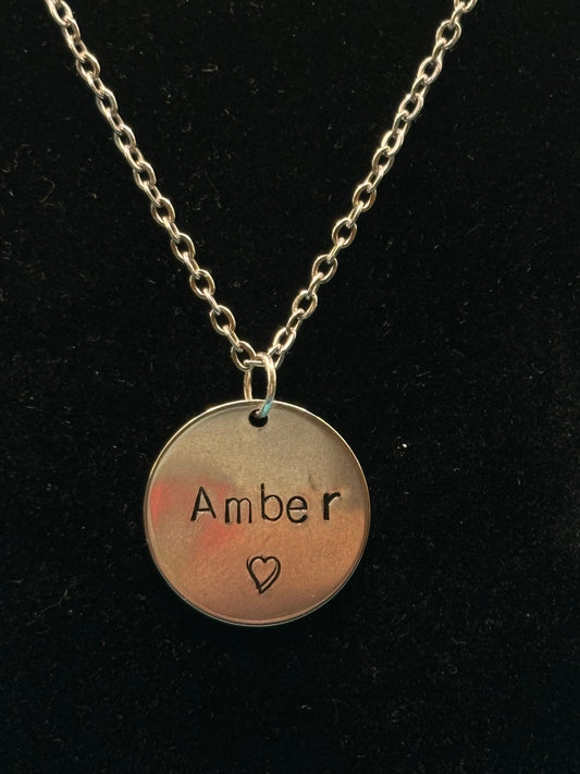 Custom Round Necklace